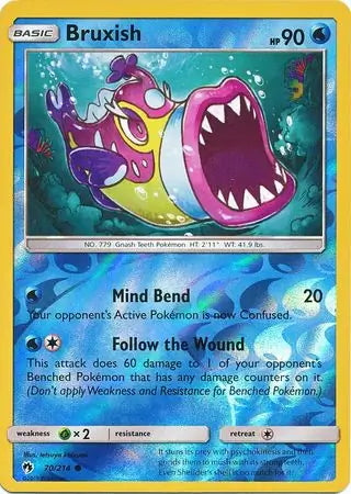 Lost Thunder Bruxish #70/214 reverse holo